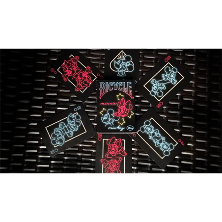 Mickey Mouse Neon Playing Cards wwww.jeux2cartes.fr