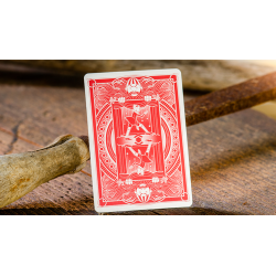 Pinocchio Vermilion Playing Cards (Red) by Elettra Deganello wwww.jeux2cartes.fr