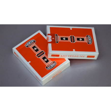Gemini Casino Orange Playing Cards by Toomas Pintson wwww.jeux2cartes.fr