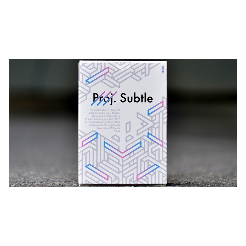 Subtle Playing Cards by Project Shuffle wwww.jeux2cartes.fr