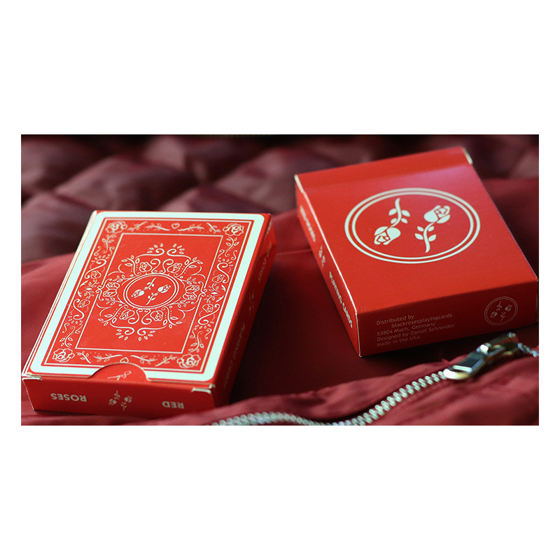 Cartes à jouer Red Roses par Daniel Schneider wwww.jeux2cartes.fr