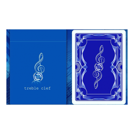 Treble Clef (Blue) Playing Cards wwww.jeux2cartes.fr