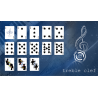 Treble Clef (Blue) Playing Cards wwww.jeux2cartes.fr