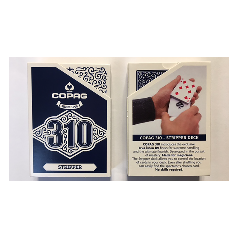 Copag 310 Stripper (Blue) Playing Cards wwww.jeux2cartes.fr