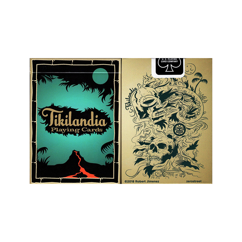 Tikilandia Playing Cards Printed by USPCC wwww.jeux2cartes.fr