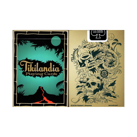 Cartes à jouer Tikilandia imprimées par USPCC wwww.jeux2cartes.fr