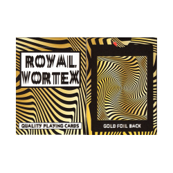 Royal Vortex Gold Foil Cartes à jouer Gemaco wwww.jeux2cartes.fr