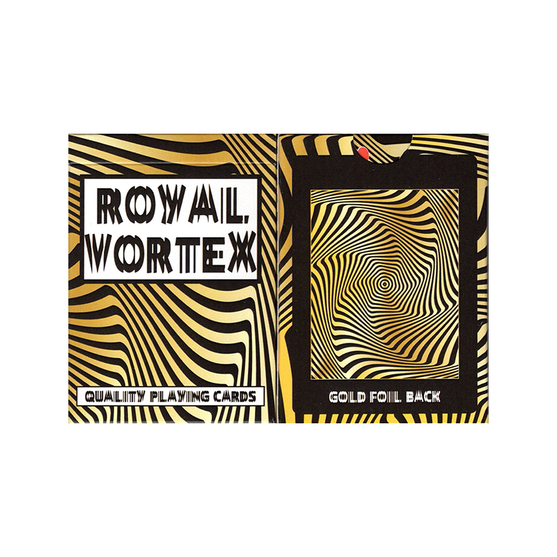 Royal Vortex Gold Foil Cartes à jouer Gemaco wwww.jeux2cartes.fr
