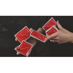 Cartes à jouer FLEXIBLES (rouges) par TCC wwww.jeux2cartes.fr
