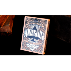 Intaglio Blue Playing Cards by Jackson Robinson wwww.jeux2cartes.fr