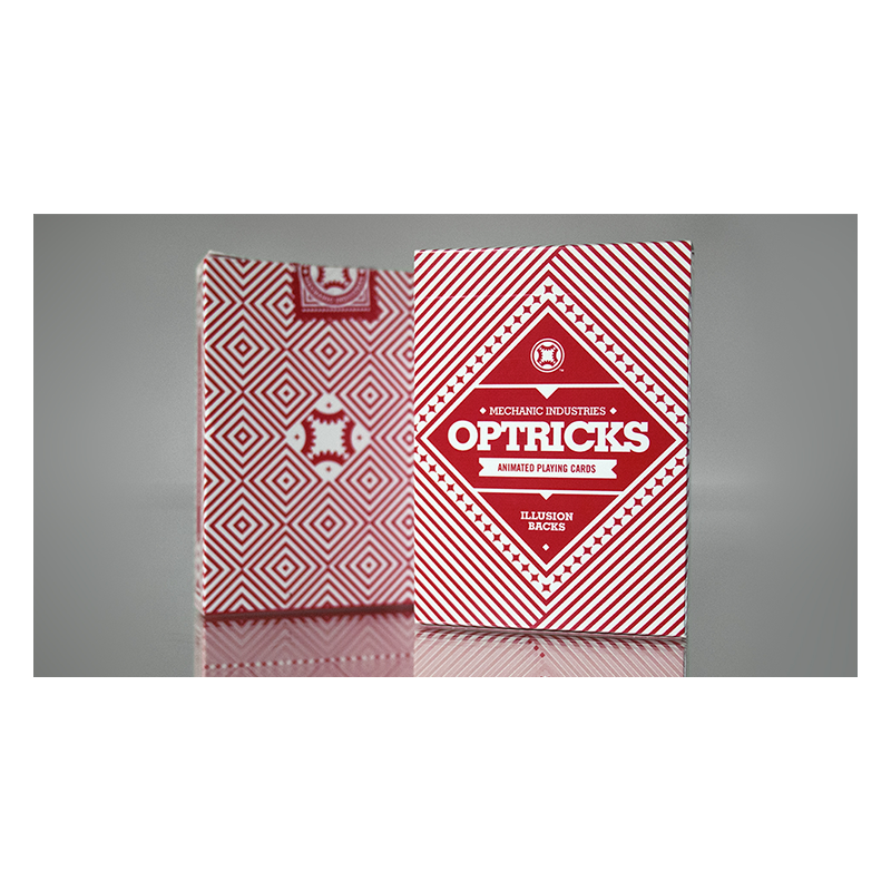 Mechanic Optricks (Red) Deck by Mechanic Industries wwww.jeux2cartes.fr