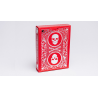 Cartes à jouer Superior Skull & Bones V2 (Rouge/Argent) par Expert Playing Card Co. wwww.jeux2cartes.fr