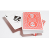 Superior Skull & Bones V2 (Red/Silver) Playing Cards by Expert Playing Card Co. wwww.jeux2cartes.fr