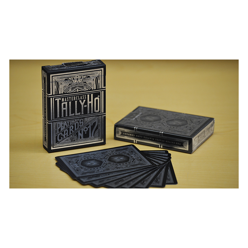 Tally-Ho Masterclass (Noir) Cartes à jouer wwww.jeux2cartes.fr