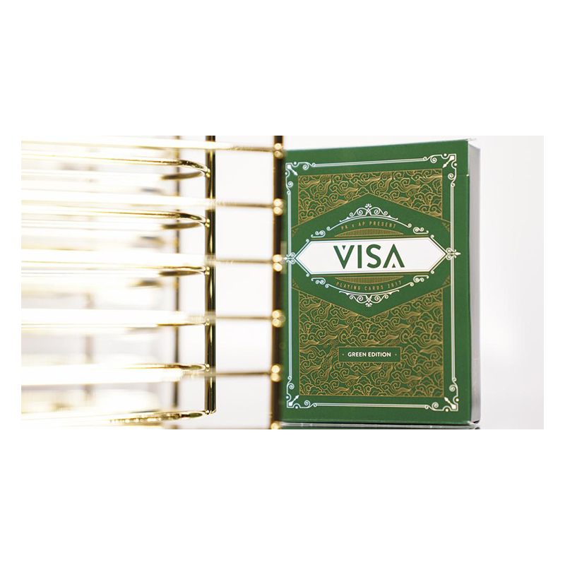 Cartes à jouer Visa (vert) par Patrick Kun et Alex Pandrea wwww.jeux2cartes.fr