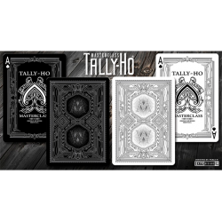 Tally-Ho Masterclass (Noir) Cartes à jouer wwww.jeux2cartes.fr