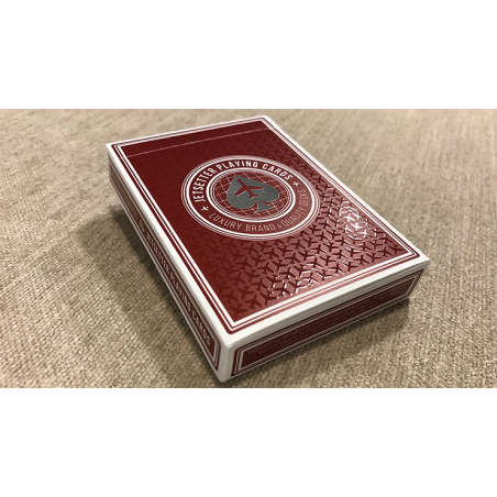 Premier Edition in Restricted Red by Jetsetter Playing Cards wwww.jeux2cartes.fr