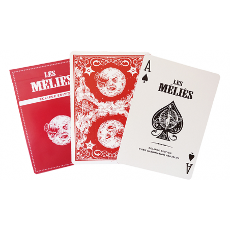 Les MÃ©liÃ©s Red Eclipse Playing Cards by Pure Imagination Projects wwww.jeux2cartes.fr