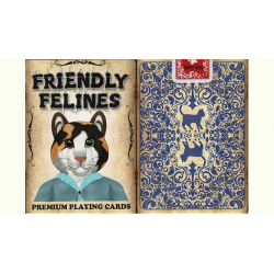 Friendly Feline Playing Cards wwww.jeux2cartes.fr