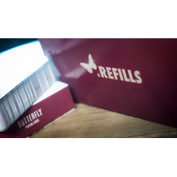 Refill Butterfly Cards Red (pack de 6) par Ondrej Psenicka wwww.jeux2cartes.fr