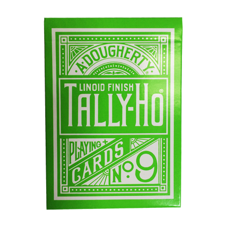 Tally Ho Reverse Circle back (Green) Limited Ed. par Aloy Studios / USPCC wwww.jeux2cartes.fr
