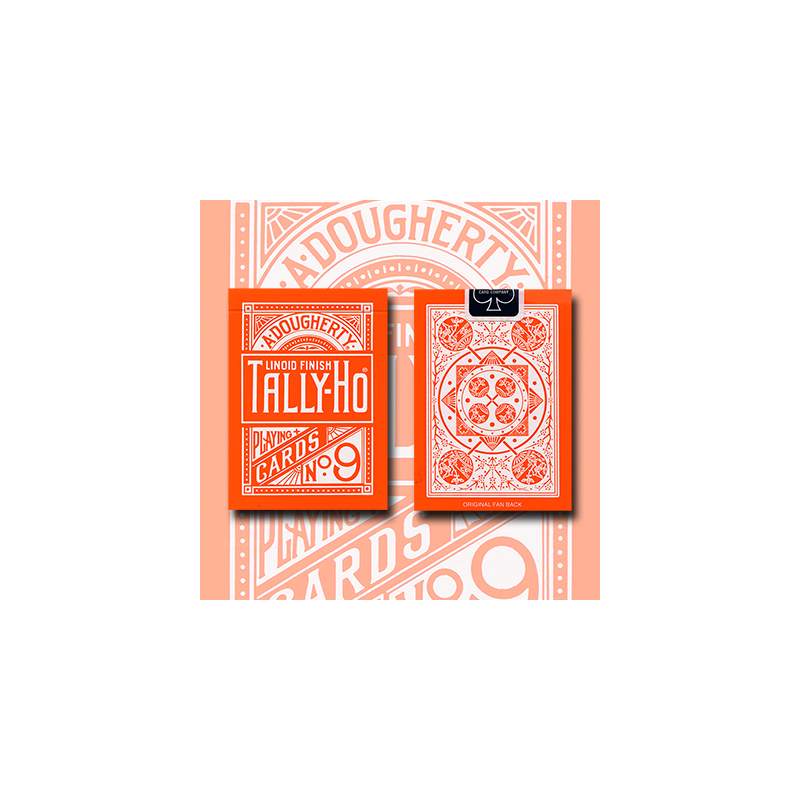 Tally Ho Reverse Fan back (Orange) Limited Ed. par Aloy Studios / USPCC wwww.jeux2cartes.fr
