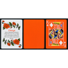 Tally Ho Reverse Fan back (Orange) Limited Ed. by  Aloy Studios / USPCC wwww.jeux2cartes.fr