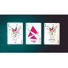 Red Stripe Playing Cards wwww.jeux2cartes.fr