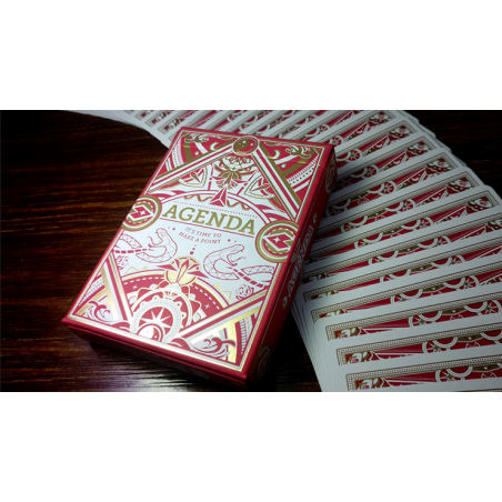 Agenda Red Premium Edition Playing Cards wwww.jeux2cartes.fr