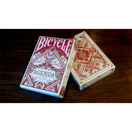 Agenda Red Basic Edition Playing Cards wwww.jeux2cartes.fr