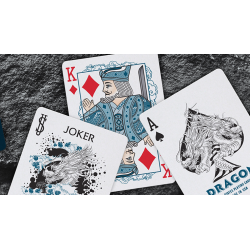 Bicycle Dragon Playing Cards (Blue) by USPCC wwww.jeux2cartes.fr