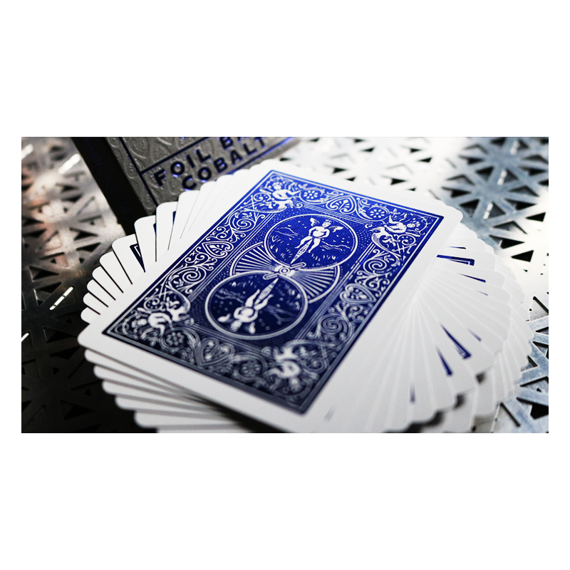Blue Bicycle Rider Back Cobalt Luxe Version 2 Poker Spielkarten Cardistry 