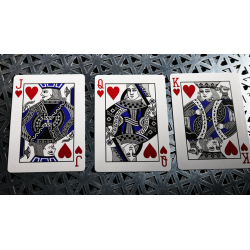 Bicycle Rider Back Cobalt Luxe (Blue) Version 2 by US Playing Card Co wwww.jeux2cartes.fr