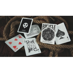 Cartes à jouer Bicycle Dragonlord White Edition (comprend 5 cartes Gaff) wwww.jeux2cartes.fr