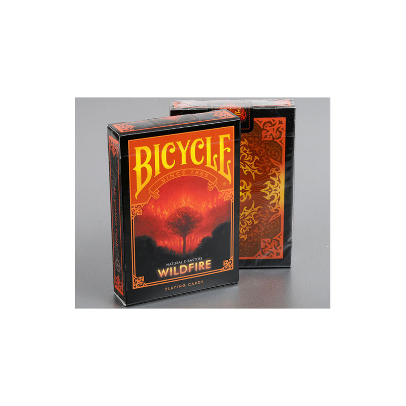 Bicycle Natural Disasters "Wildfire" Playing Cards by Collectable Playing Cards wwww.jeux2cartes.fr