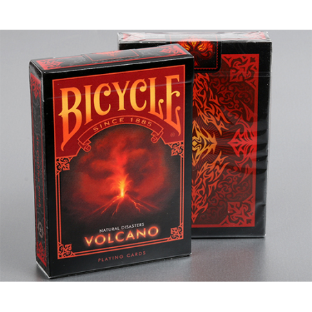 Bicycle Natural Disasters "Volcano" Playing Cards by Collectable Playing Cards wwww.jeux2cartes.fr