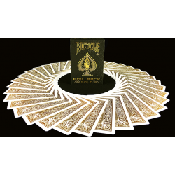 Bicycle MetalLuxe Gold Playing Cards Limited Edition by JOKARTE wwww.jeux2cartes.fr