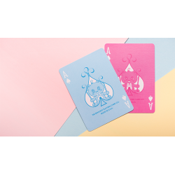 Bicycle Lovely Bear Cards - Bleu clair (Édition limitée) wwww.jeux2cartes.fr