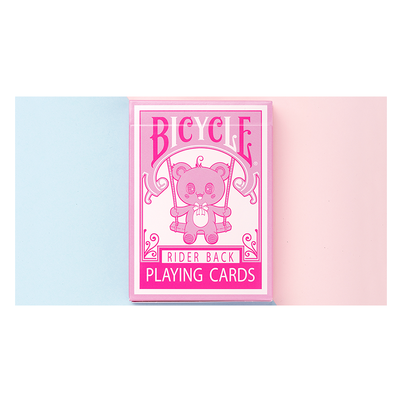 Bicycle Lovely Bear Cards - Rose (Édition Limitée) wwww.jeux2cartes.fr