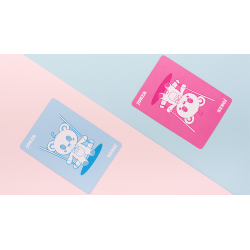 Bicycle Lovely Bear Cards - Pink (Limited Edition) wwww.jeux2cartes.fr