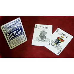 Cartes à jouer sans chaîne de vélo (bleu) par US Playing Cards wwww.jeux2cartes.fr