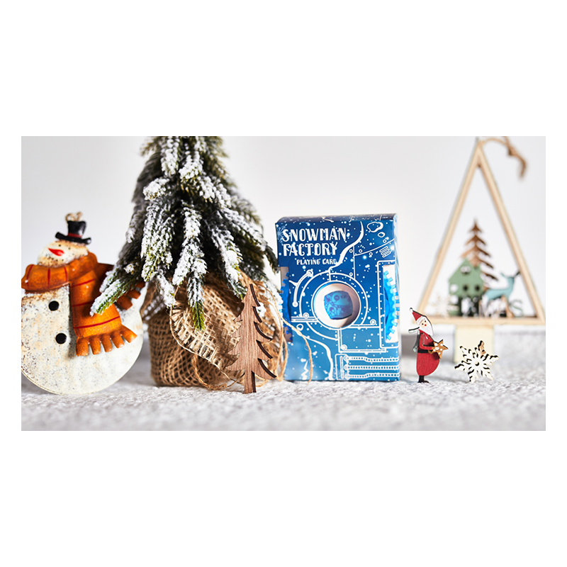 Snowman Factory Playing Cards by Bocopo wwww.jeux2cartes.fr