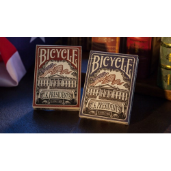 Bicycle U.S. Presidents Playing Cards (Democratic Blue) by U.S. Playing Card Company wwww.jeux2cartes.fr