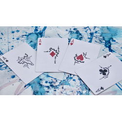 Les cartes à jouer au pochoir par Donny Brook wwww.jeux2cartes.fr
