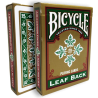 Bicycle Leaf Back Deck (Vert) par Gambler’s Warehouse wwww.jeux2cartes.fr