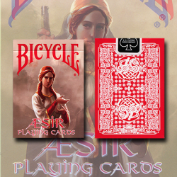 Bicyclette AEsir Viking Gods Deck (Rouge) par US Playing Card Co. wwww.jeux2cartes.fr