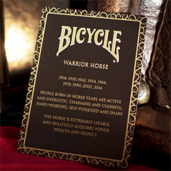 Bicycle Warrior Horse Deck by USPCC wwww.jeux2cartes.fr