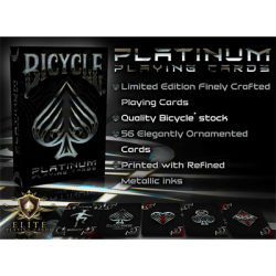 Bicycle Platinum Deck by US Playing Card Co. wwww.jeux2cartes.fr