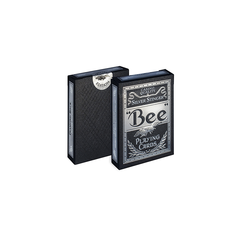 Bee Silver Stinger Playing Cards by USPCC wwww.jeux2cartes.fr