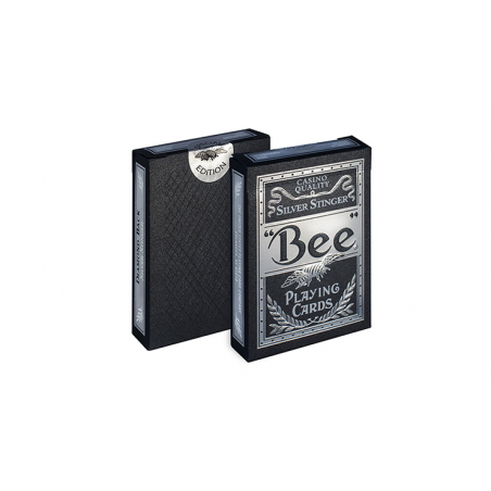 Bee Silver Stinger Playing Cards by USPCC wwww.jeux2cartes.fr